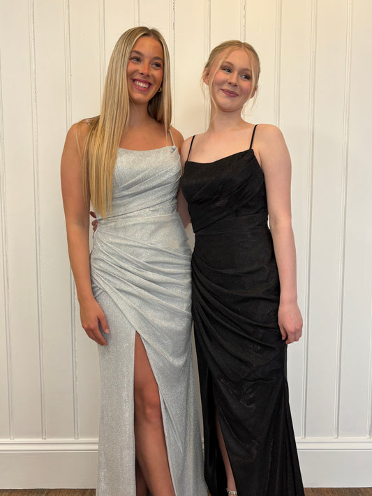 1145 Silver Belle Etoile Prom Dress.